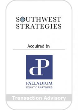 Tombstone - Transaction Advisory - Southwest Strategies